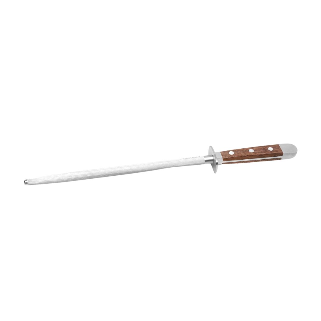 Axt- und Messerschärfer Wetzstahl 26 cm Alpha Walnuss