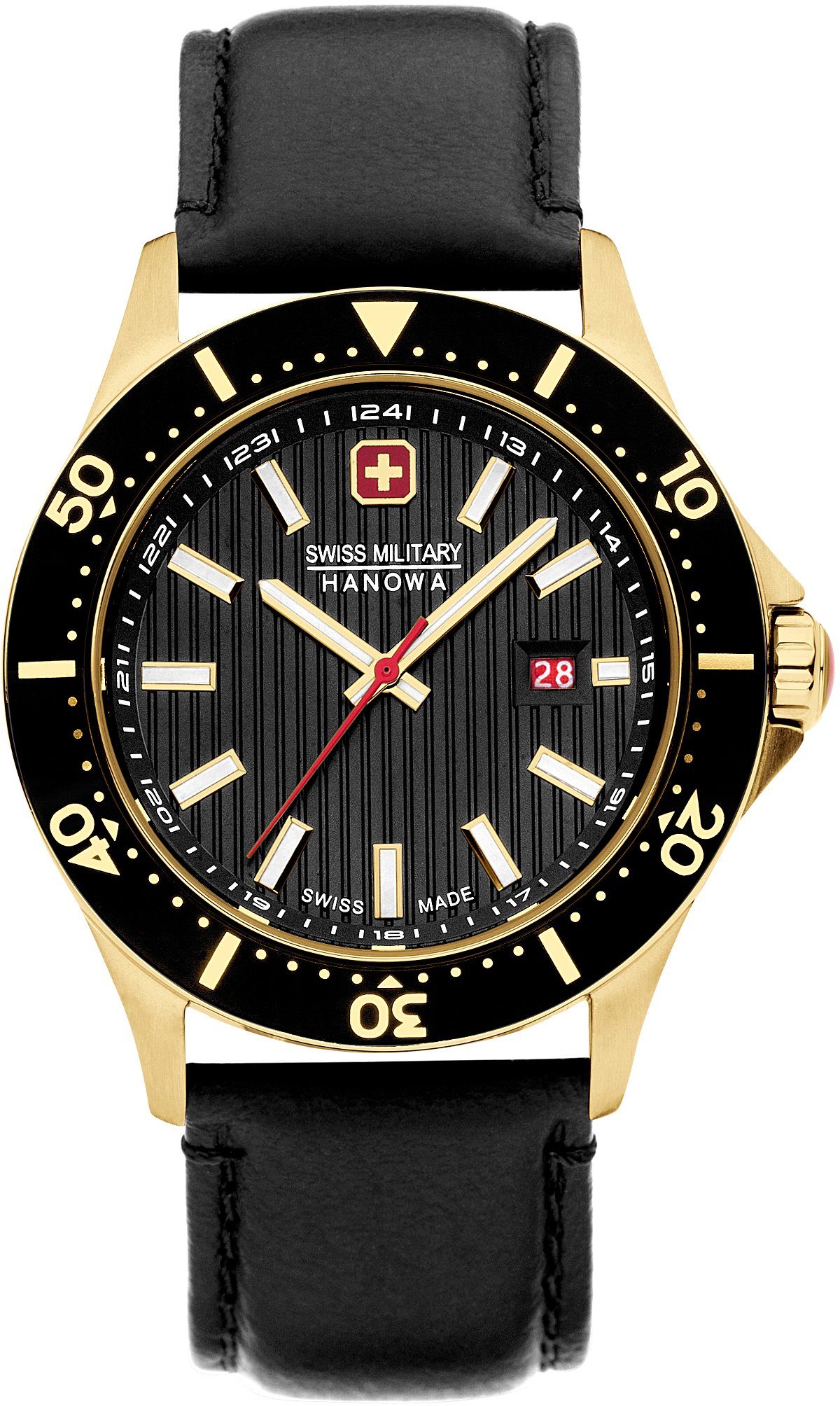 Swiss Military Hanowa Schweizer Uhr FLAGSHIP X, SMWGB2100611 Anthrazit