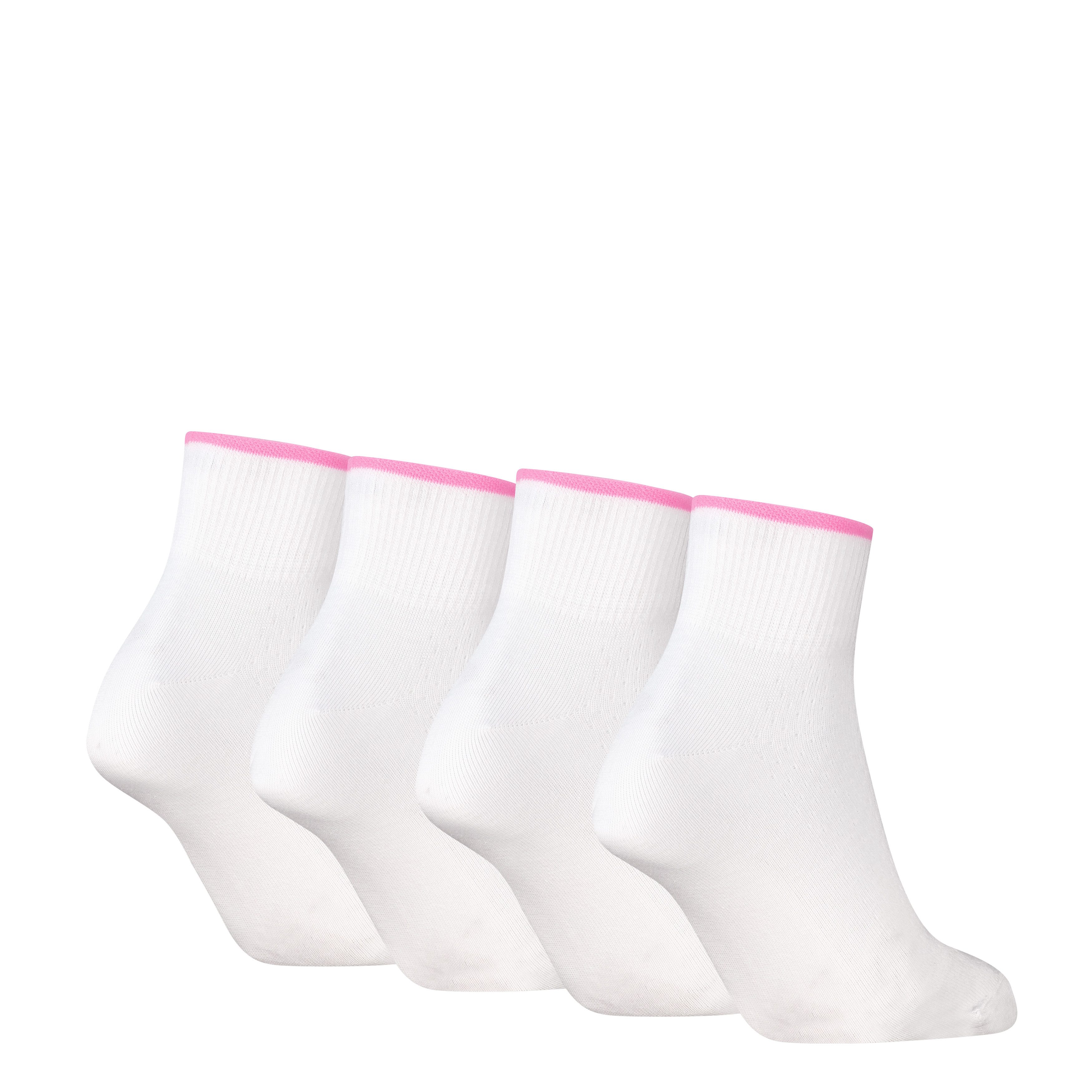 PUMA Kurzsocken PUMA WOMEN QUARTER 4P ECOM (4 Paar) mit atmungsaktivem Mate günstig online kaufen
