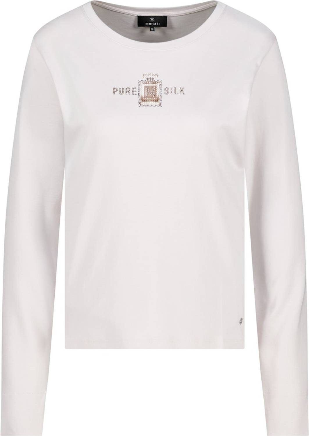 Monari T-Shirt 809773 Parfumprint mit funkelnden Strassdetails