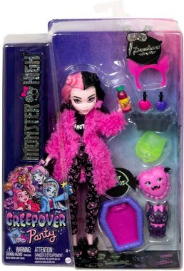 Mattel® Anziehpuppe Monster High, Creepover Draculaura - Schaurig schöne Pyjamaparty