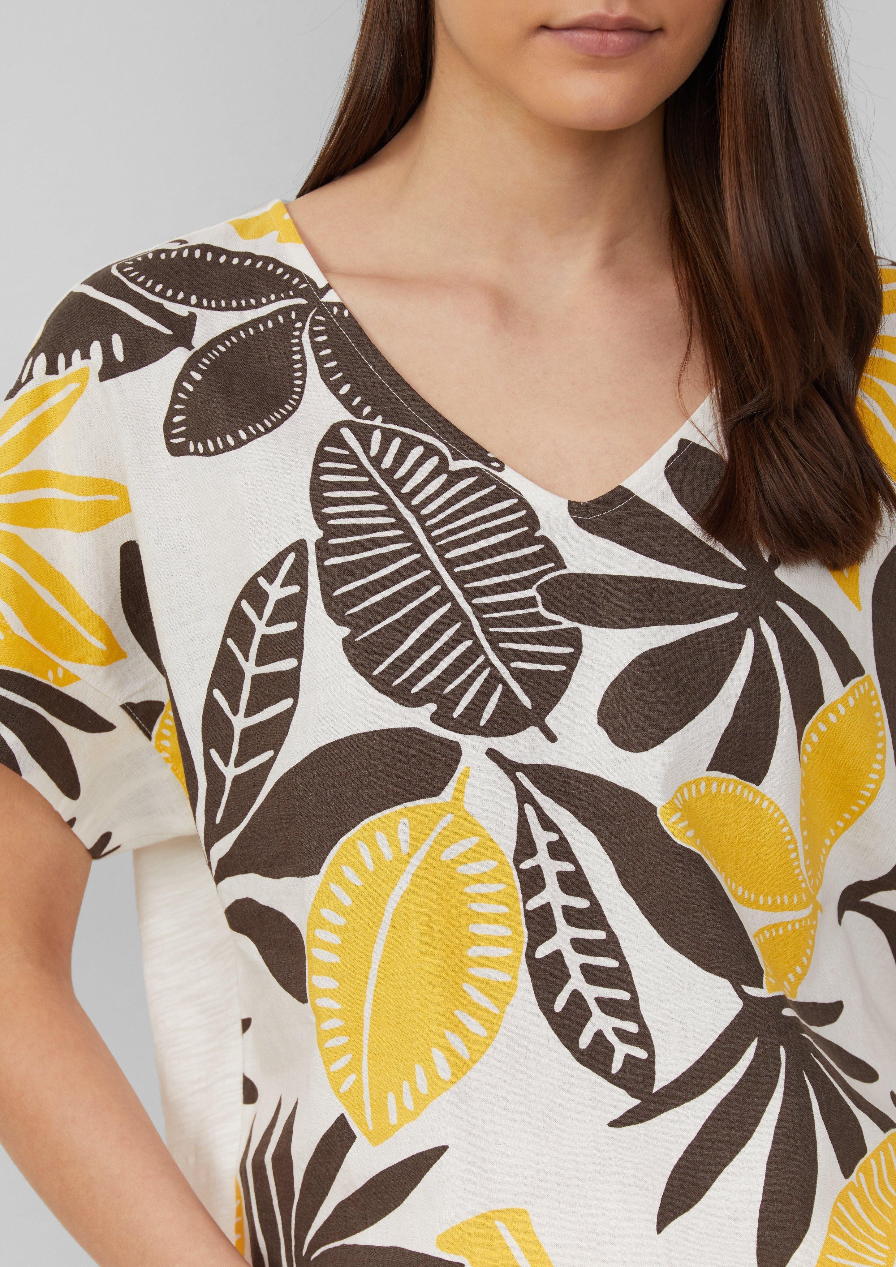 s.Oliver Shirttop T-Shirt im Fabricmix mit günstig online kaufen