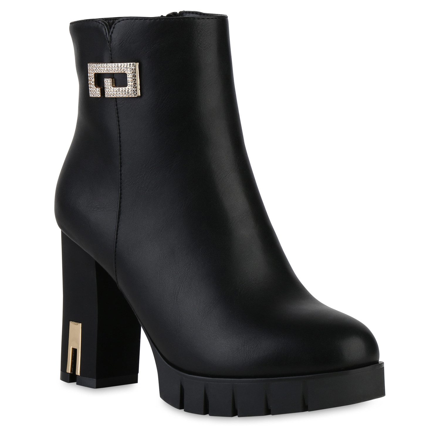 VAN HILL 841357 Stiefelette Damen Leicht Gefüttert Klassische Stiefeletten günstig online kaufen