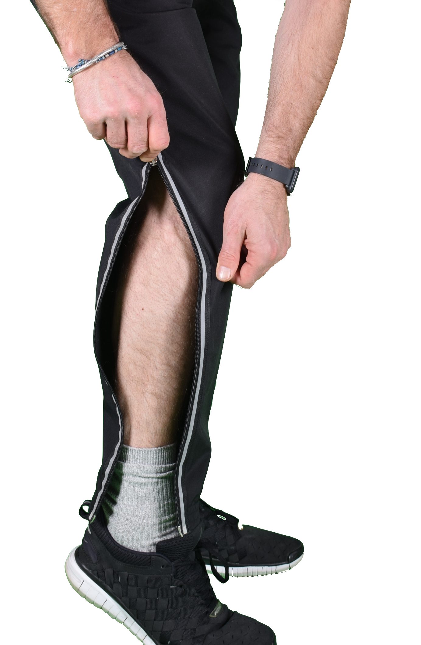 sporthoch2 Funktionshose »Sporthose HOSE TRAINING _Outdoor«  2-Wege-Reißverschlusssystem am Bein, reflektierender Reißverschluß online  kaufen | OTTO