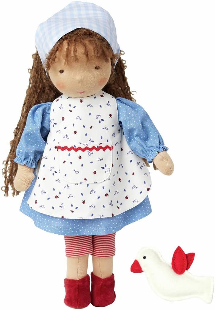 Käthe Kruse Stoffpuppe Waldorf Puppe Spielpuppe Dolly Tilda 38 cm