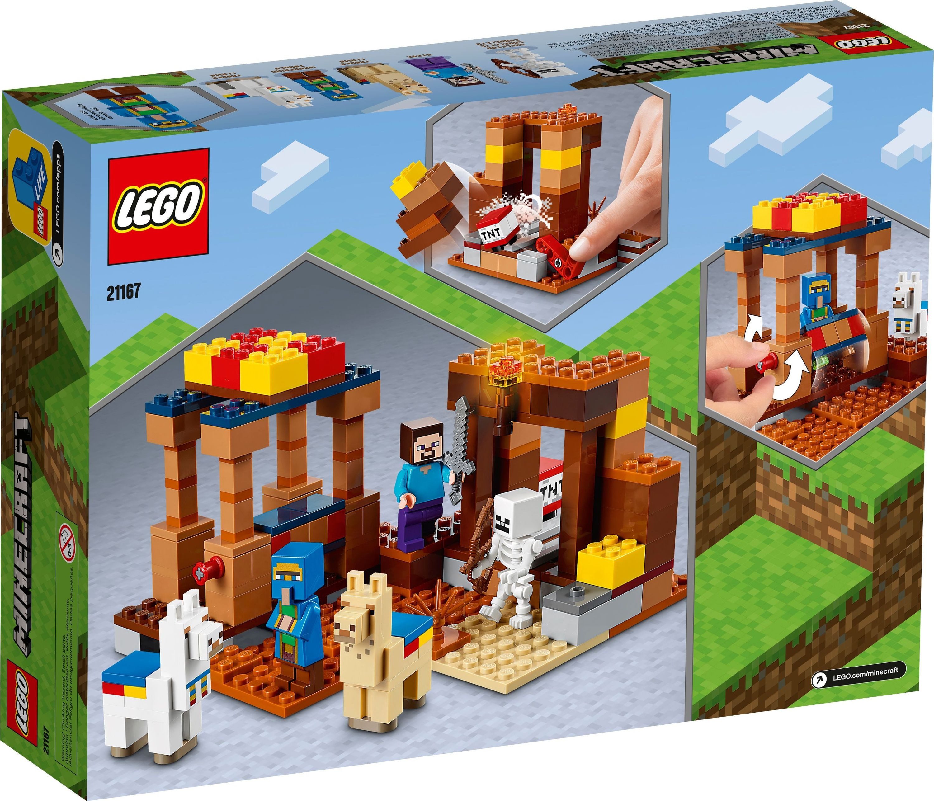 LEGO® LEGO® Minecraft Der Handelsplatz - 21167 NEU! Teile 201x Spielbaustei günstig online kaufen