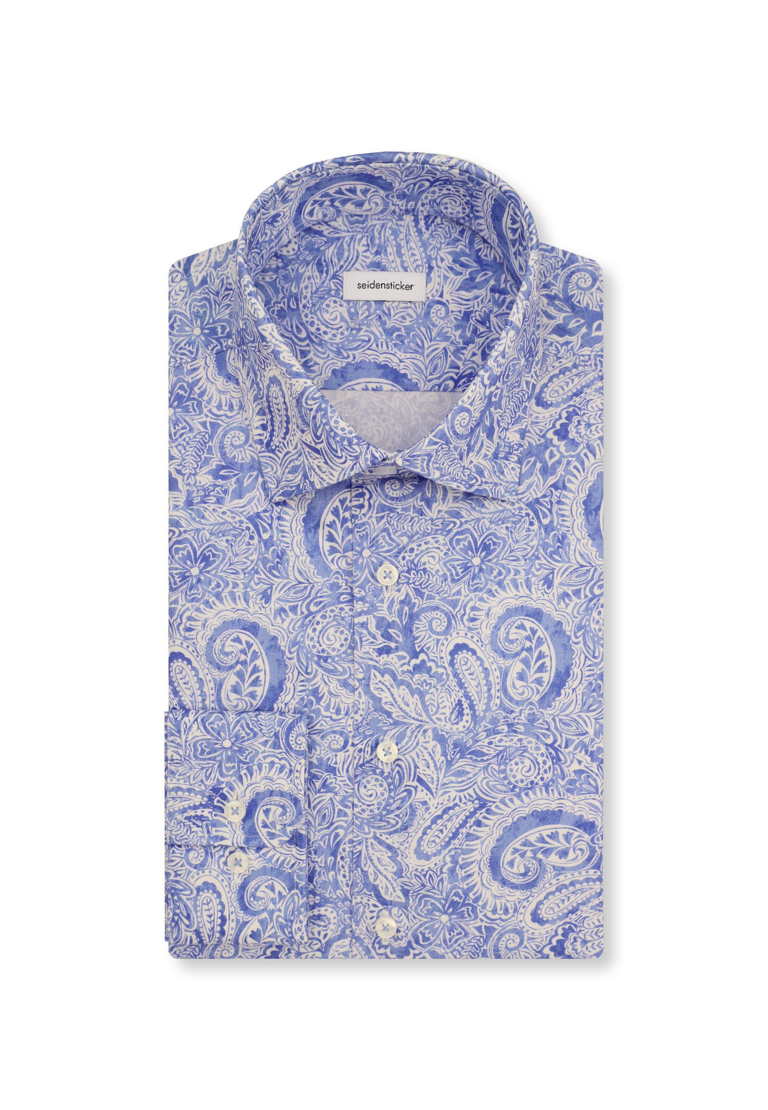 seidensticker Businesshemd X-Slim X-Slim 1/1 Kentkragen Paisley