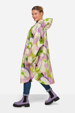 Laurasøn Funktionsjacke Funktions-Regencape Unisex Apfel Print Kapuze