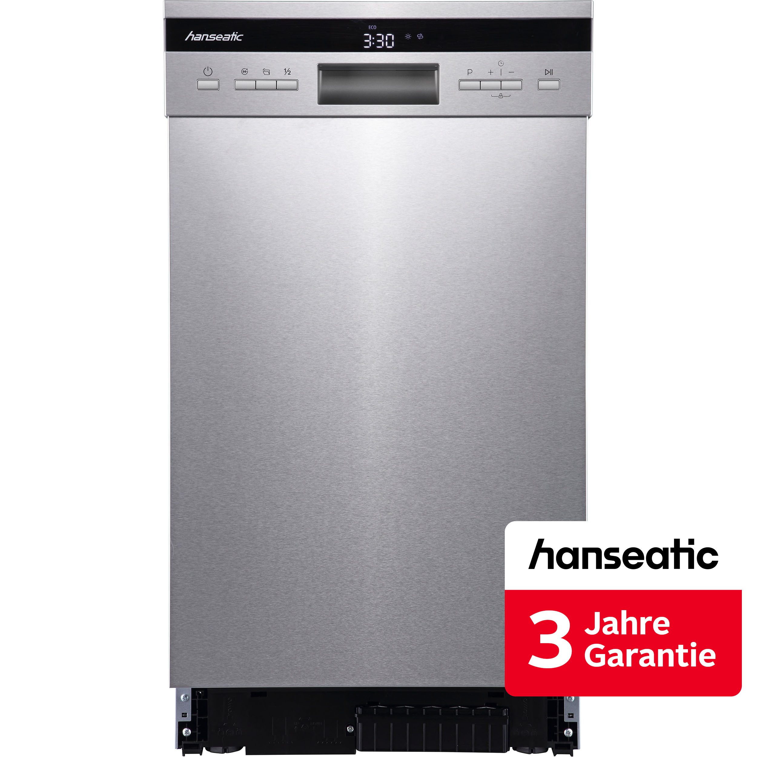 Hanseatic Unterbaugeschirrspüler HGU4582D10J7736EI, 10 Maßgedecke, inkl. 3 Jahre Herstellergarantie