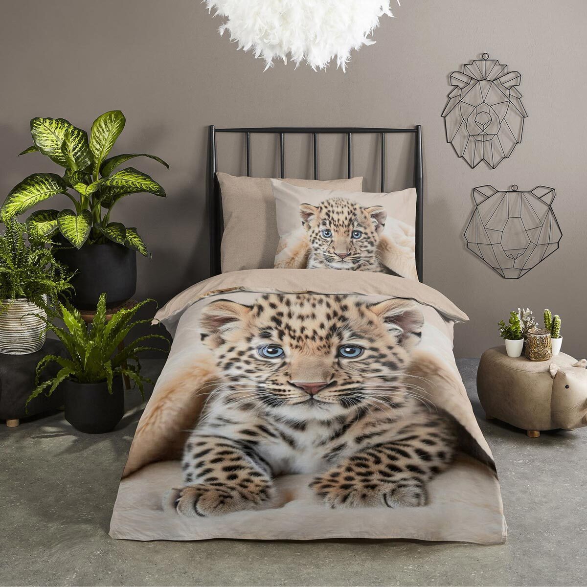 TRAUMSCHLAF Bettwäsche Tigerbaby, Renforce, 2 teilig, günstig online kaufen