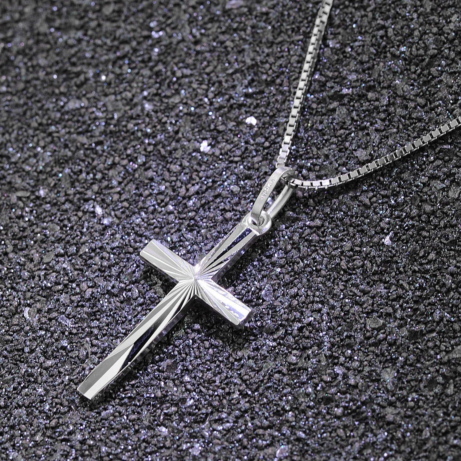 trendor Kette mit Anhänger Kreuz mit günstig online kaufen
