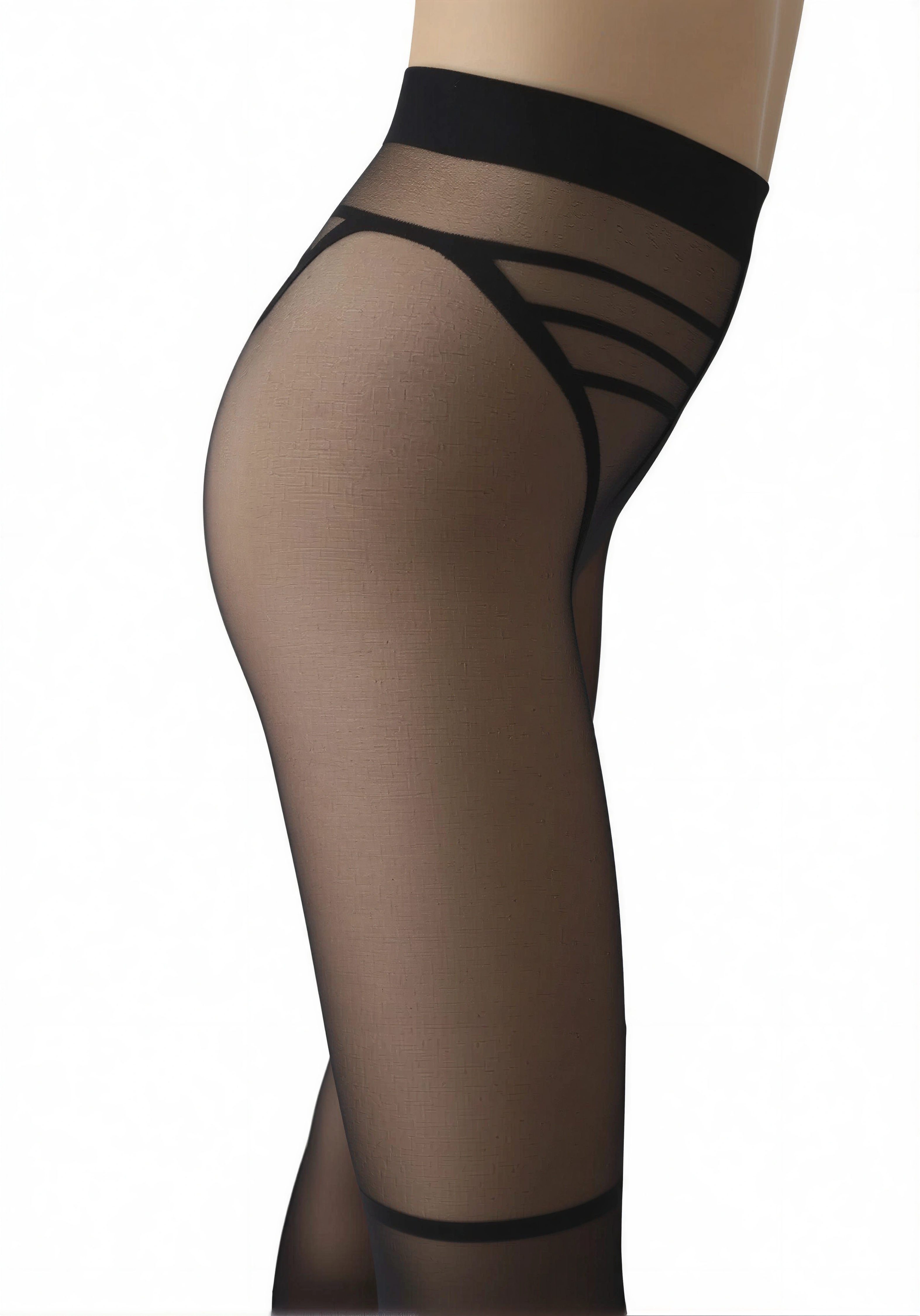 Oroblú Feinstrumpfhose INSPIRING Tights black-M 30 DEN 30 DEN (Packung 1 St. 1er-Pack) transparent & matt