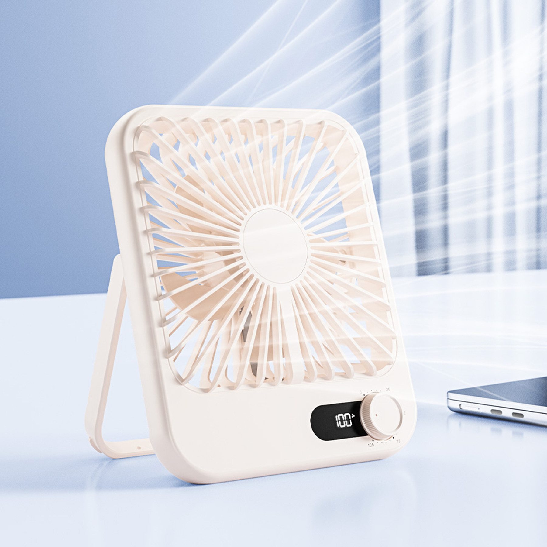 Senmudi Mini USB-Ventilator Tischventilator,fan,leise,klein,USB,Batterie Tr günstig online kaufen