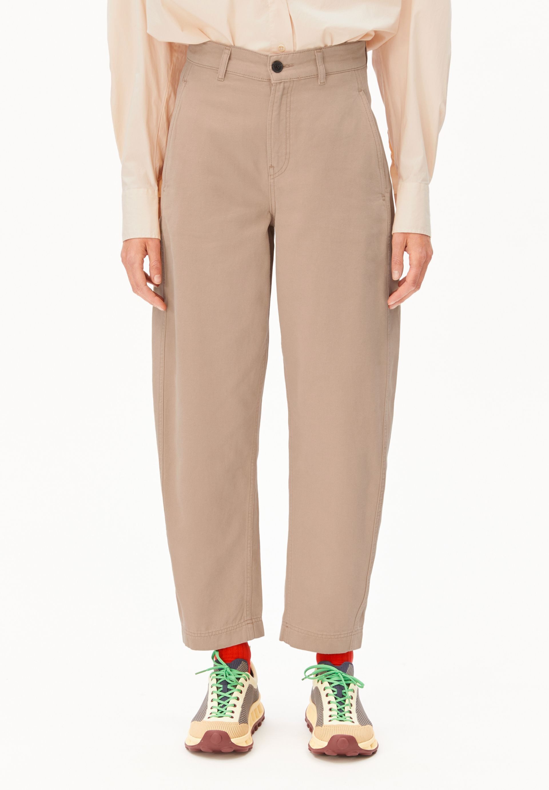 Stoffhose WORKWEAR CANVAS BARREL Stoffhose aus Bio-Baumwolle
