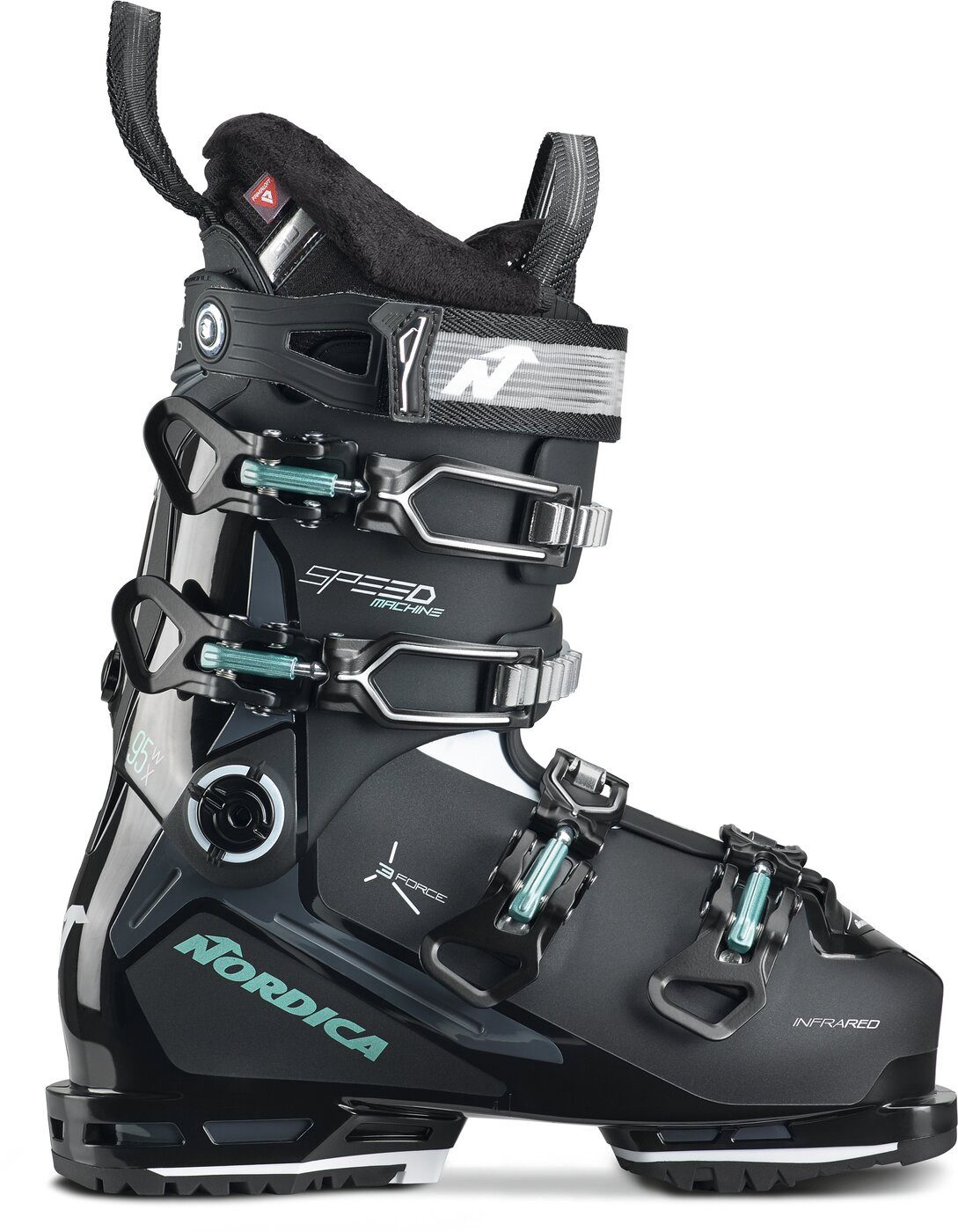 SPEEDMACHINE 3 95 X W (GW) NERO/ANTRACITE/VERDE Skischuh