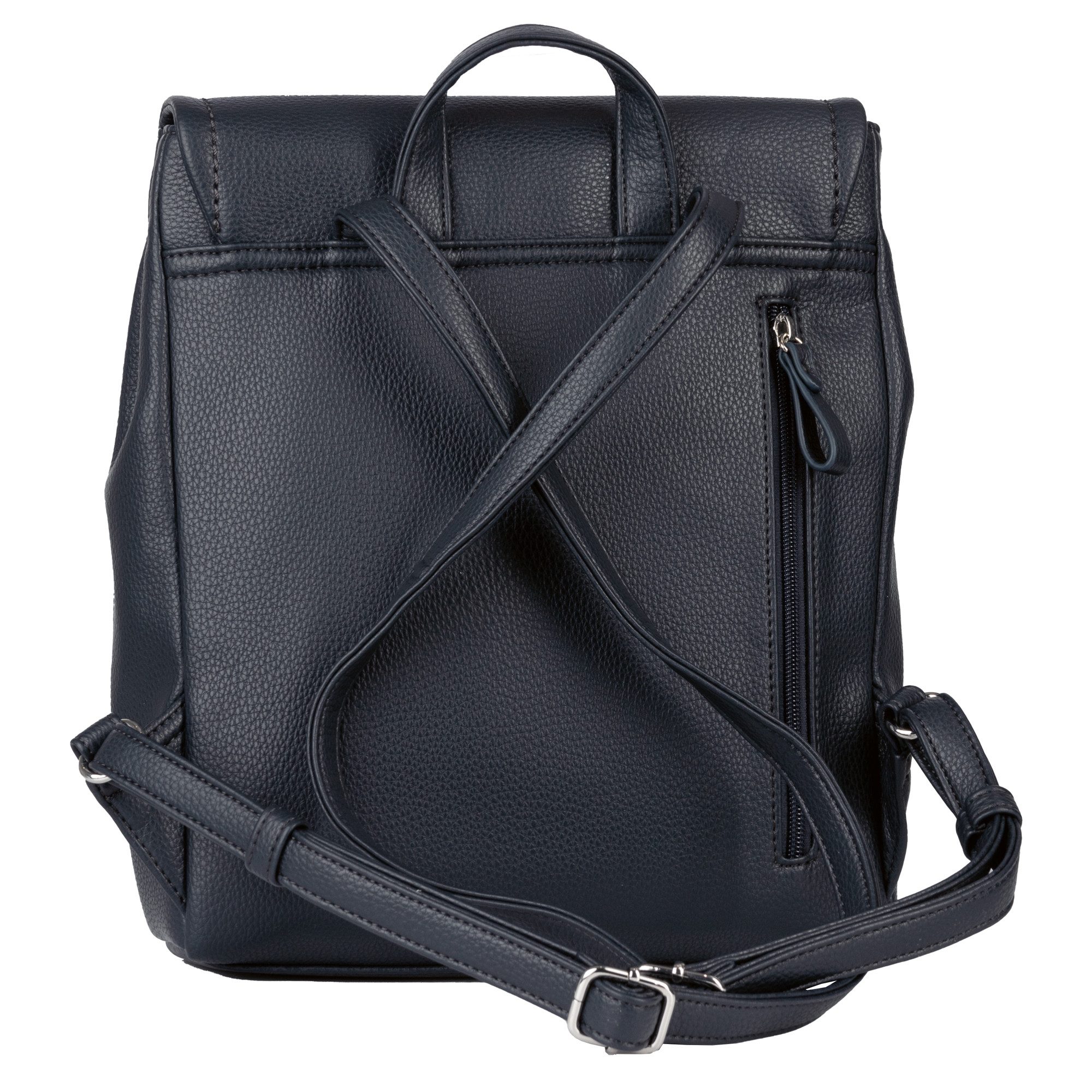 Gabor Rucksack Lenea, aus leicht genarbtem Lederimitat mit dekorativen Ziernähten