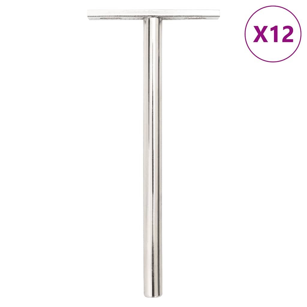 vidaXL Regal Regalträger Schwebend 12 Stk Unsichtbar Ø10x150 mm
