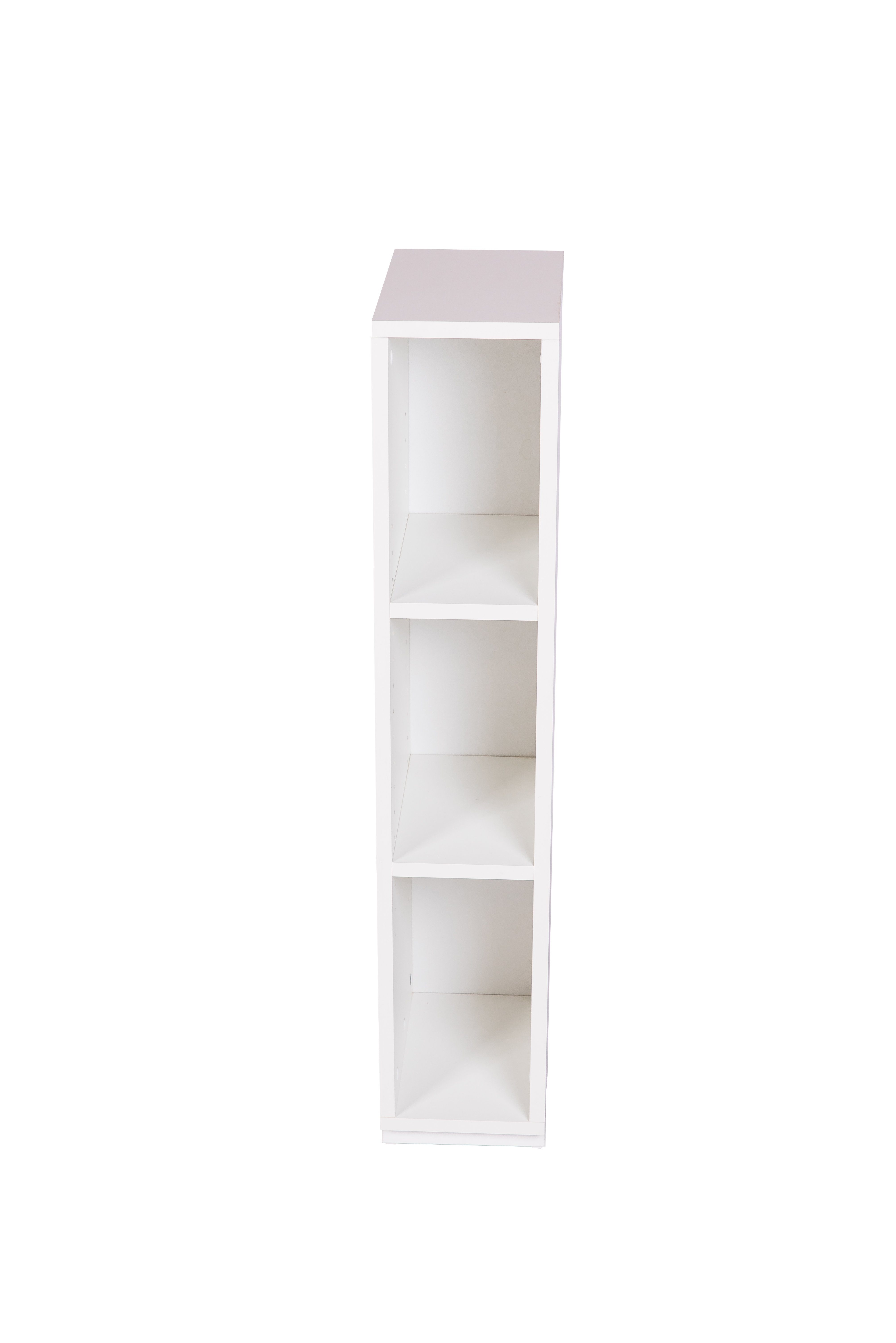 B individuell kombinierbar cm oder kundler T32, Bücherregal H100 Premiumdekor home Regal 20, Weiß Wohnzimmerregal