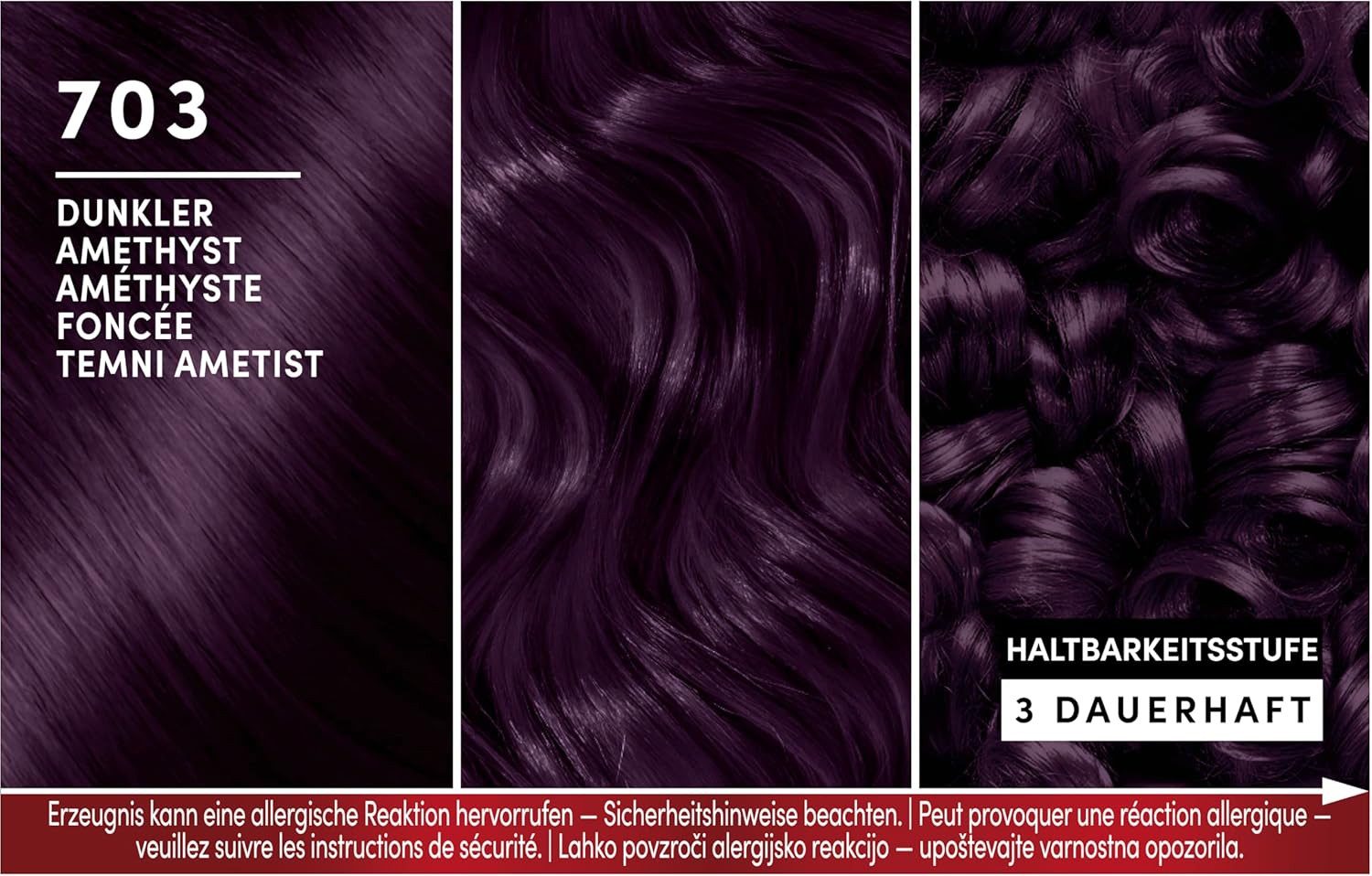 Schwarzkopf Haarfarbe Brillance Intensiv-Color-Creme 703 Dunkler Amethyst