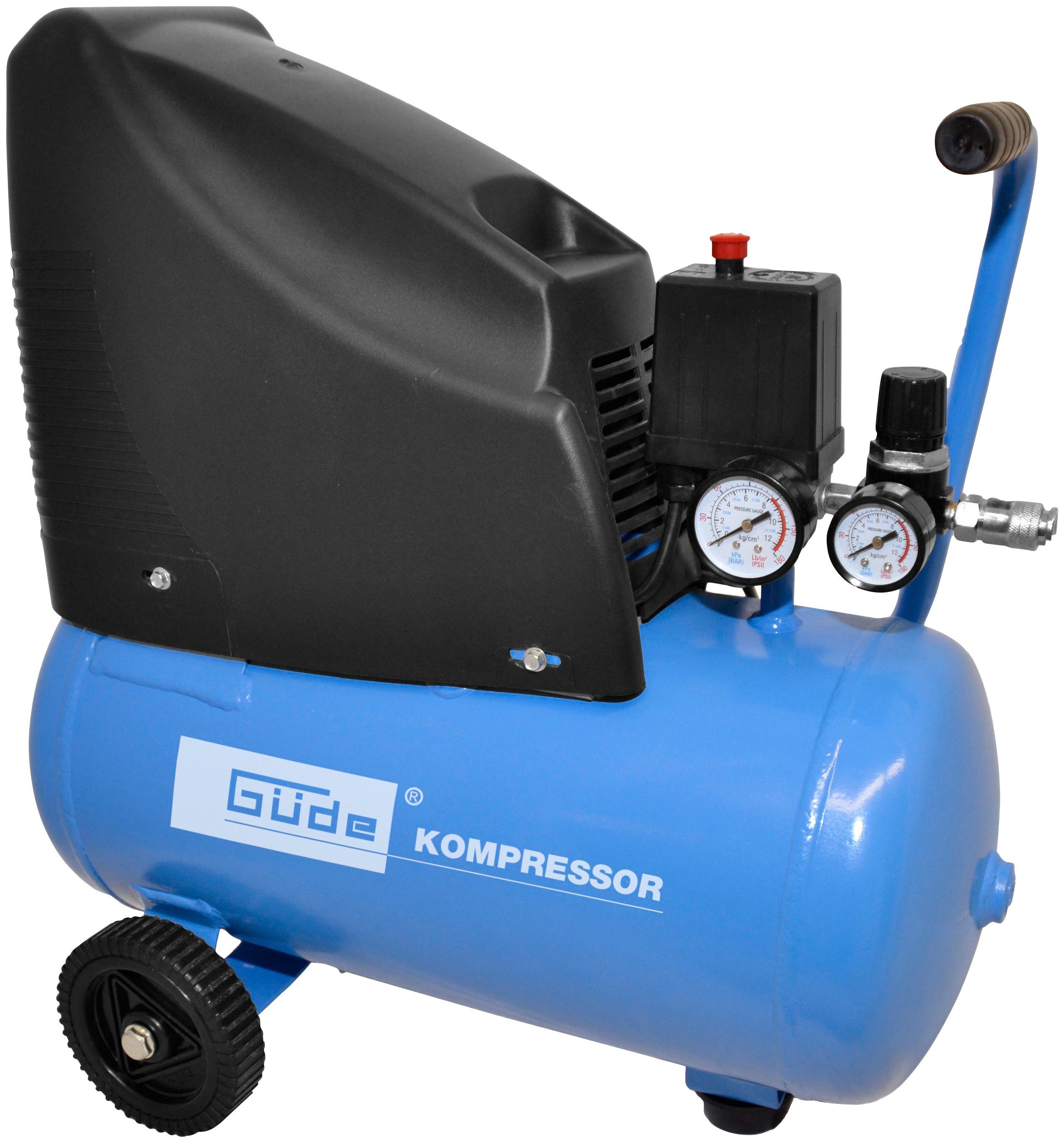 Güde Kompressor 220/08/24 ölfrei, 1100 W, max. 8 bar, 24 l