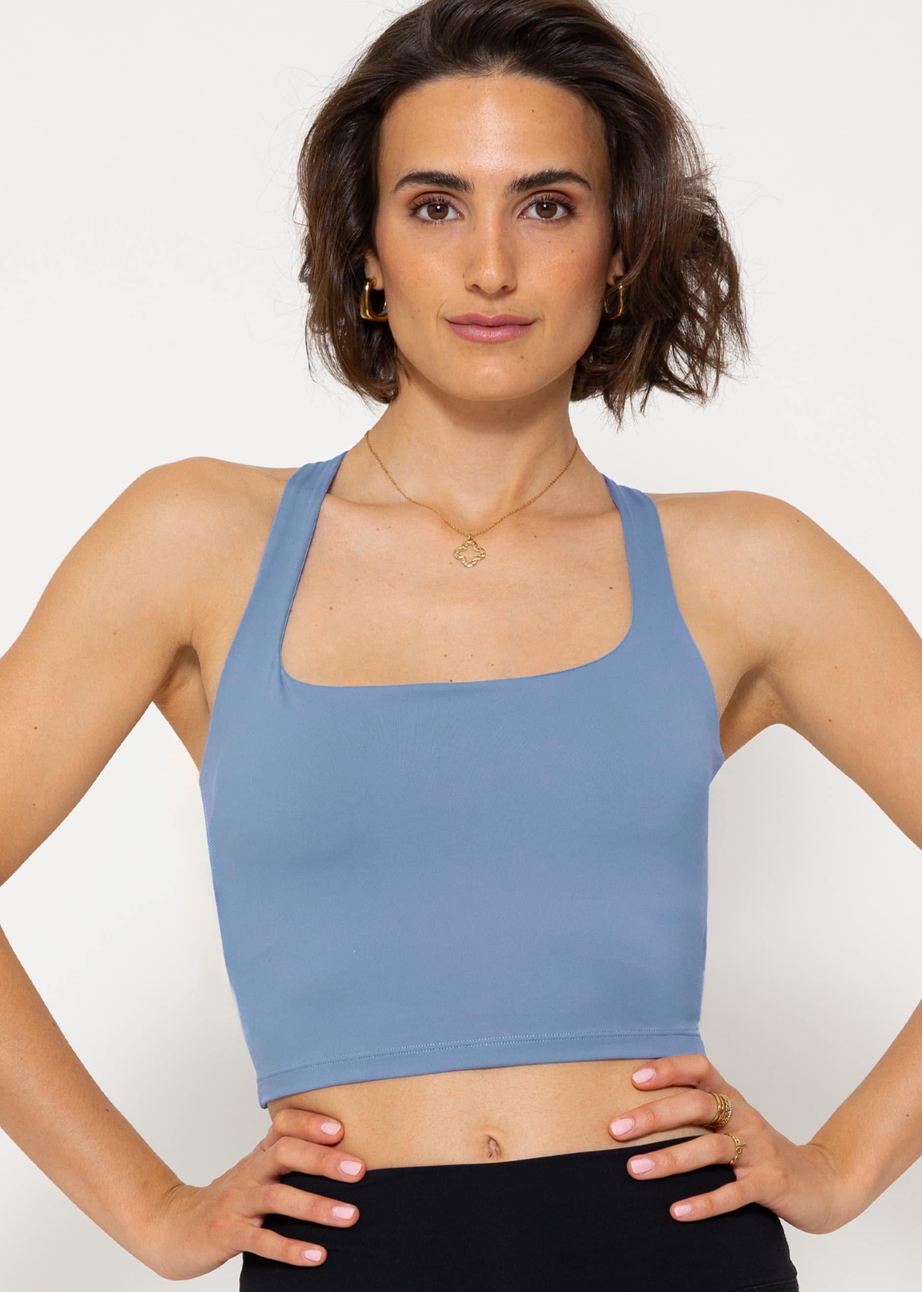 SASSYCLASSY Sport-BH Sport BH mit überkreuzten, günstig online kaufen