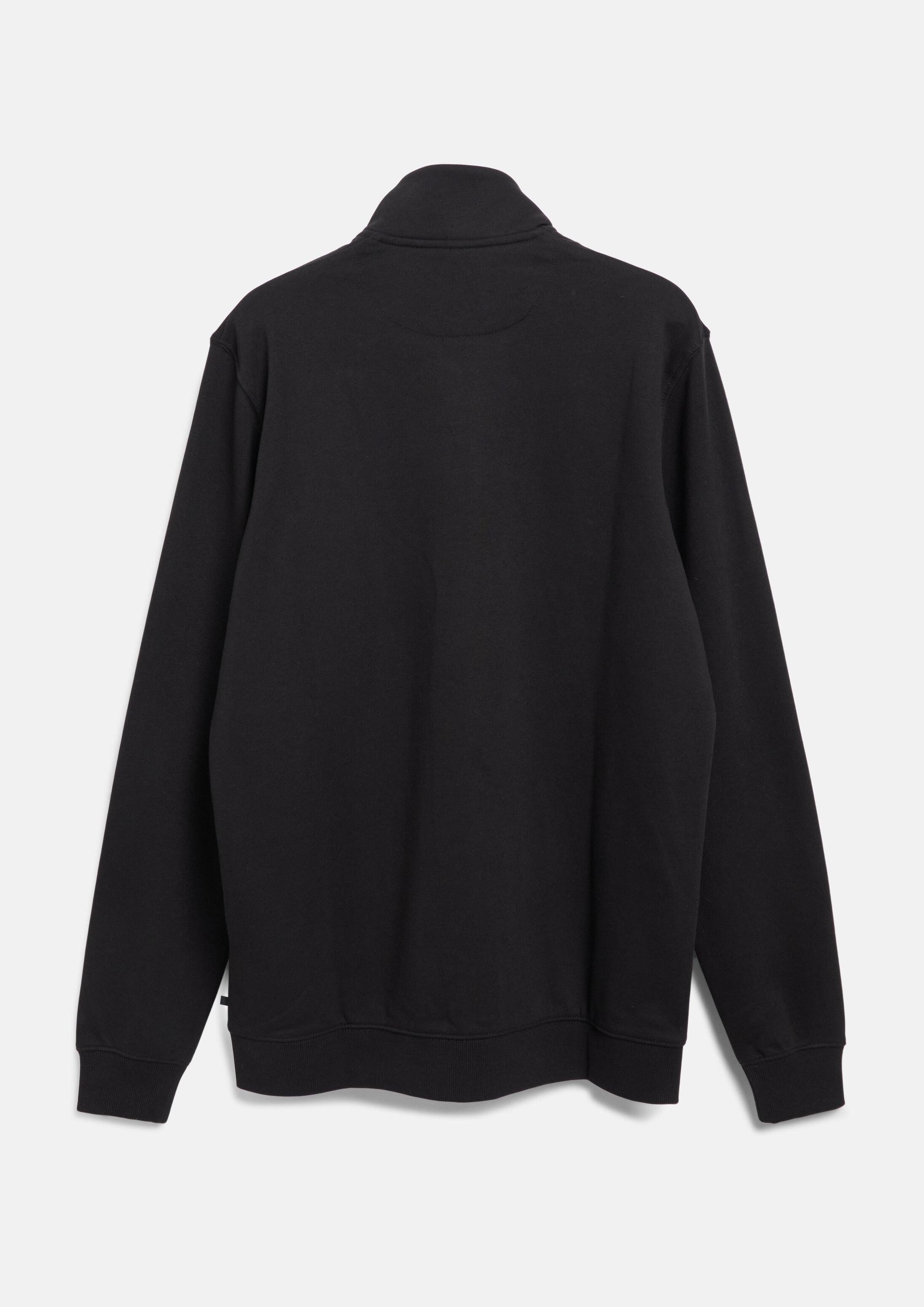 s.Oliver Sweatjacke Sweatshirt Jacke Sweatjacke mit Stehkragen und Eingrifftaschen