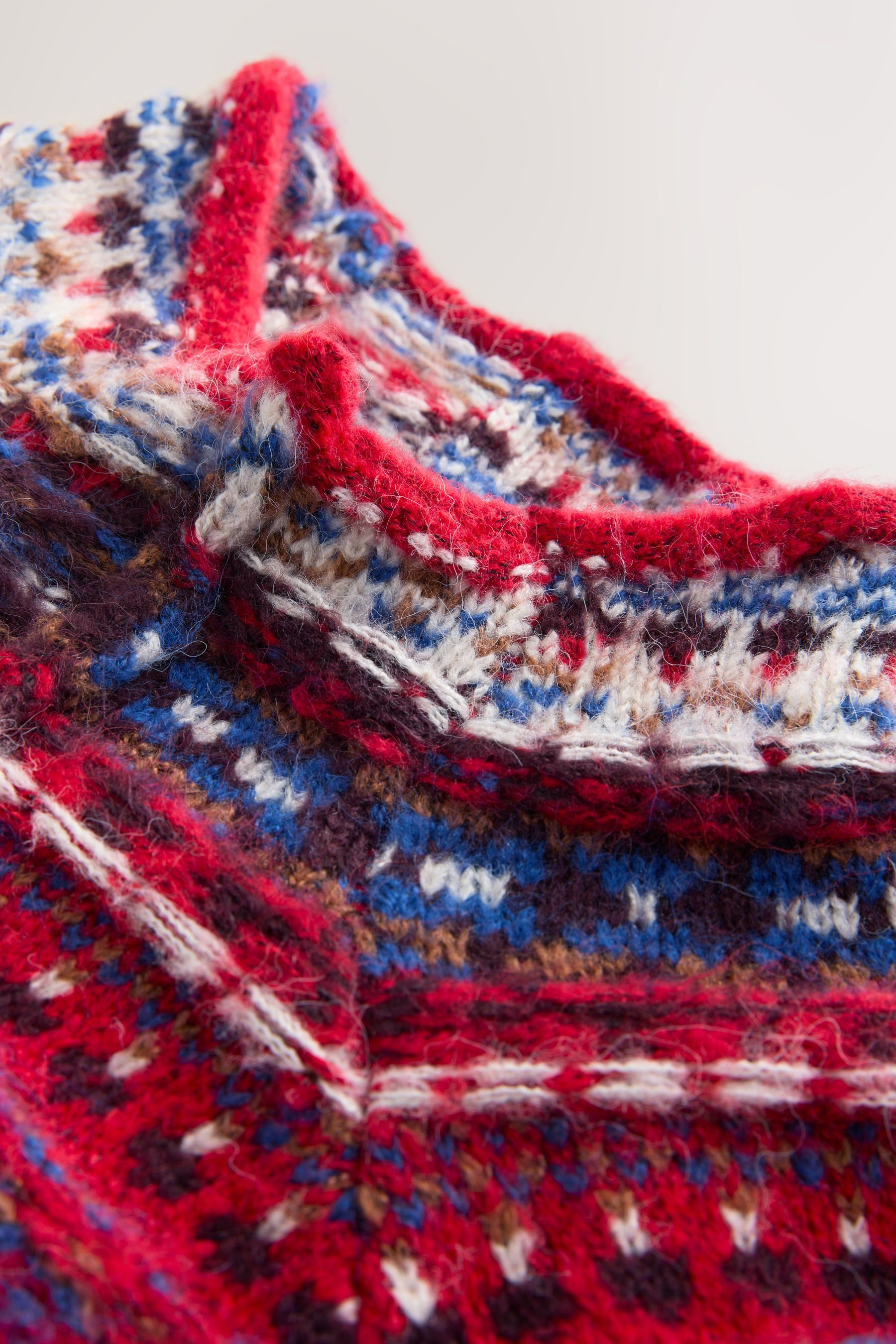 Next Norwegerpullover Strickpullover mit Stehkragen und günstig online kaufen