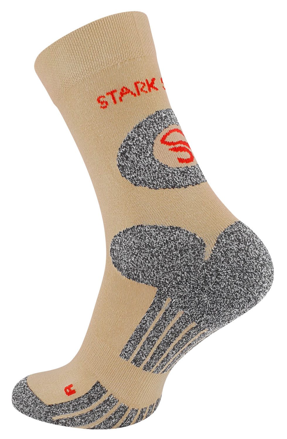 Stark Soul® Wandersocken 2 Paar Wandersocken, Trekking Outdoor Socken - Hiking (2 Paar) eingewebtes Logo