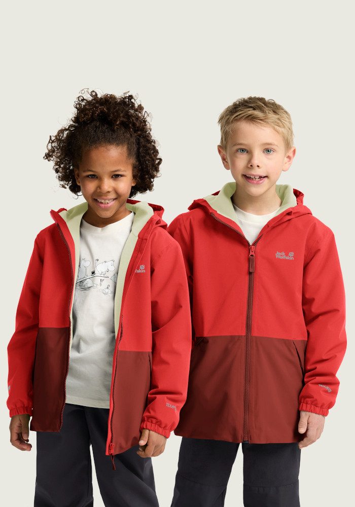 Jack Wolfskin Winterjacke SNOW DAYS JKT KIDS Winterjacke für Kinder, warm, wasserdicht