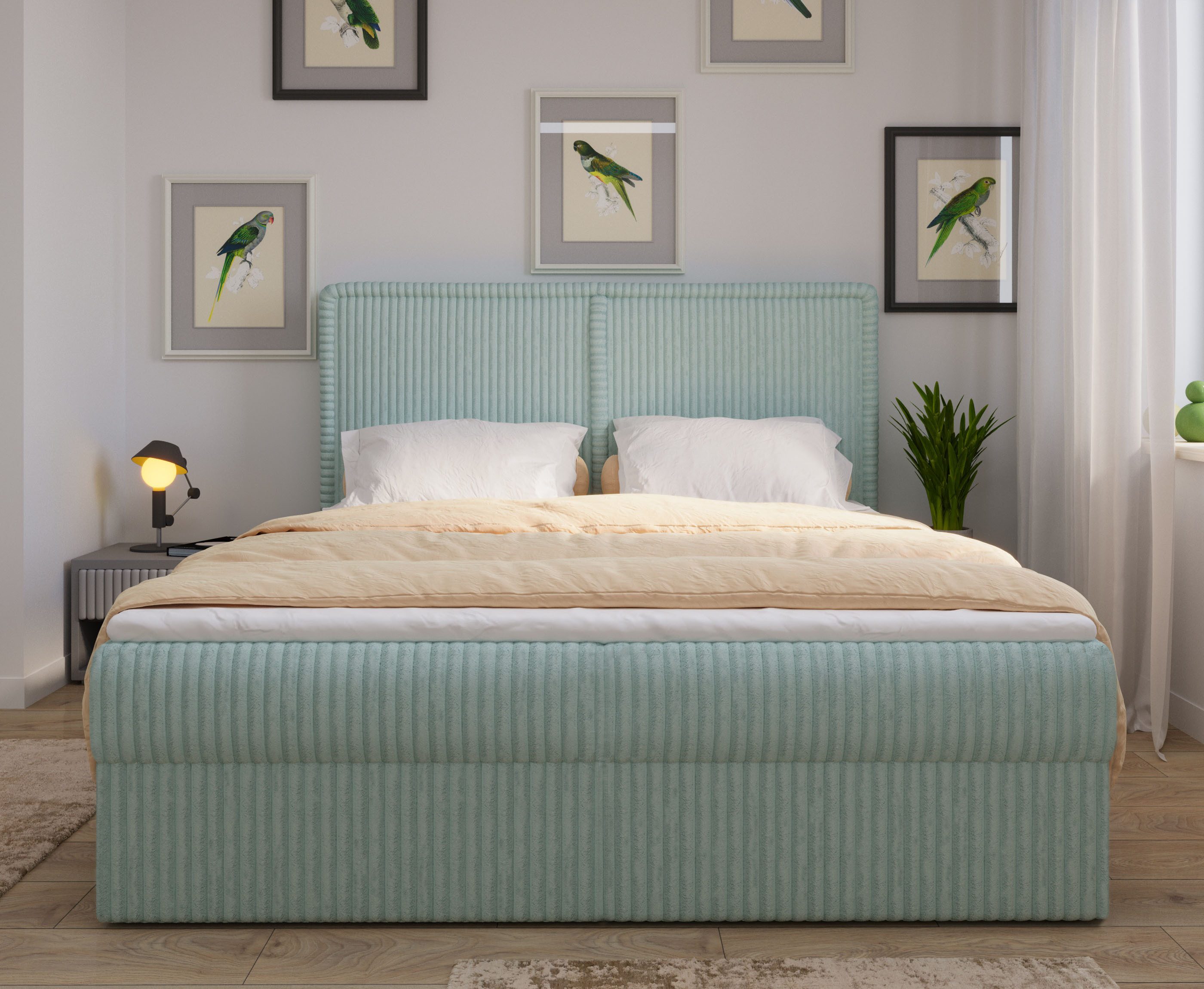 MOEBLO Boxspringbett Bett 04 (Bonell, Topper, günstig online kaufen