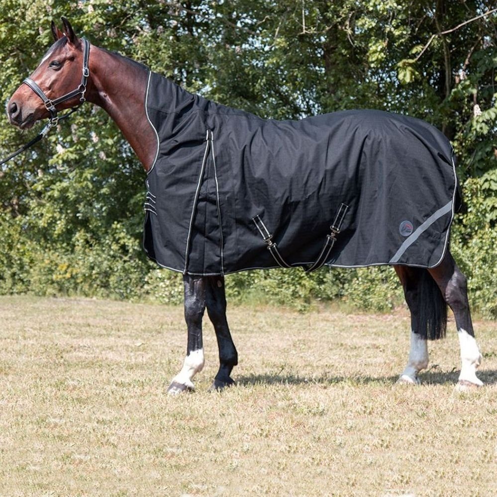 HKM Pferde-Regendecke HKM Regendecke Innsbruck HighNeck 1200D mit Polarfleece 0g schwarz