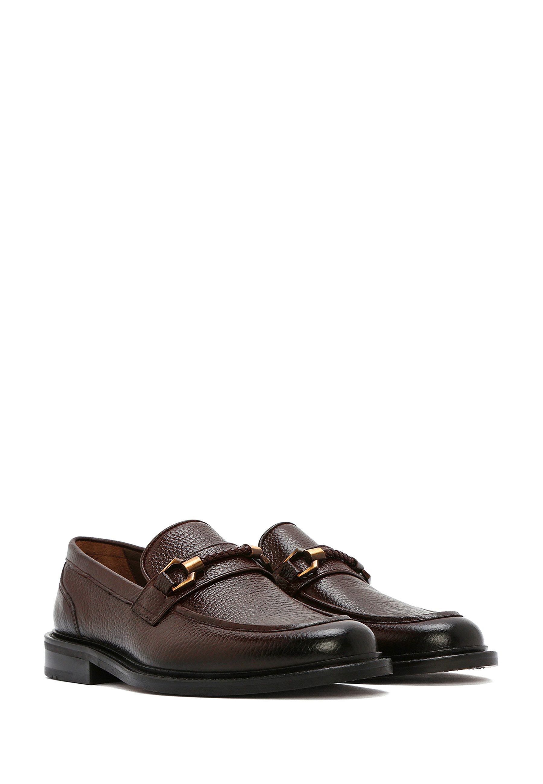 Derimod Klassische Loafer aus Leder Loafer Echtes Leder, Lederfutter, Neolit-Sohle, Slip-On-Design