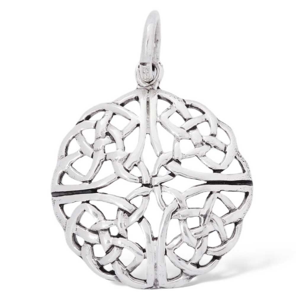 Kettenanhänger Keltischer Knoten Schmuck Anhänger 925er Silber Durchmesser 20mm