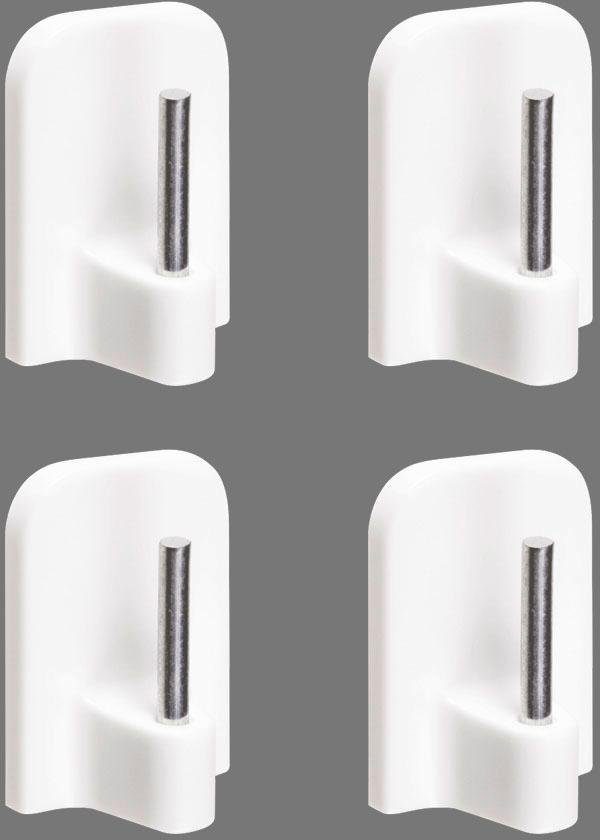 Good Life Gardinenstangenhalter Emi, Vitragenstangen, (Set, 4-St), Klebehal günstig online kaufen