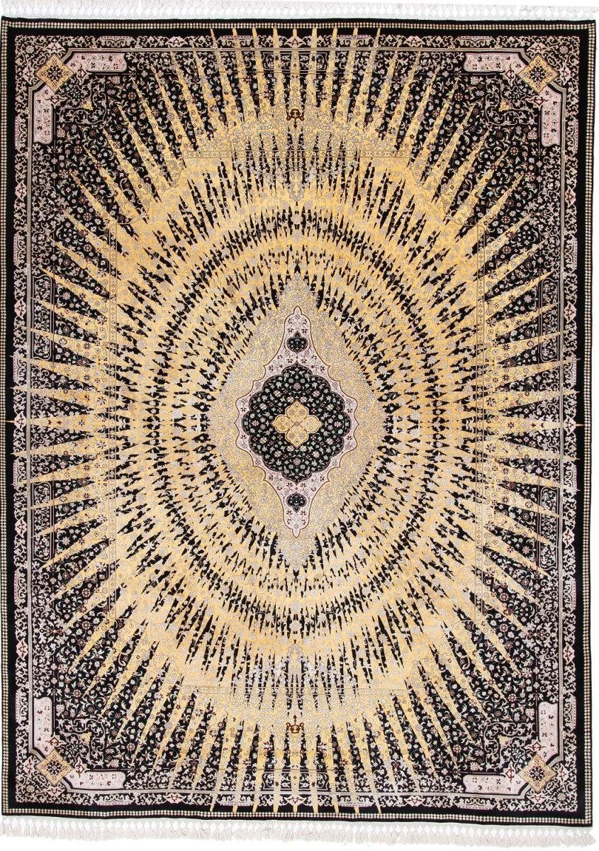 Orientteppich Isfahan 249x336 Handgeknüpfter Orientteppich, Nain Trading, rechteckig, Höhe: 12 mm