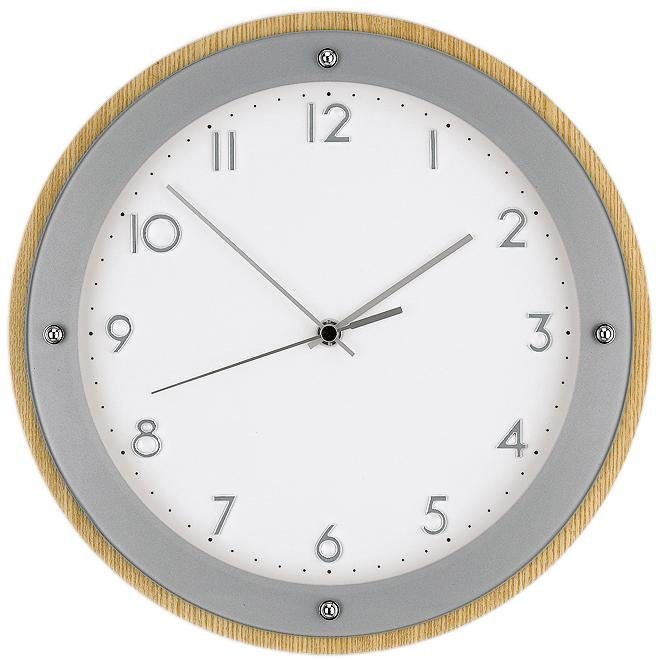 AMS Funkwanduhr F5846 (Quarzuhr,Holz,Glas,Wohnzimmer,Esszimmer,Küche,Arbeit günstig online kaufen