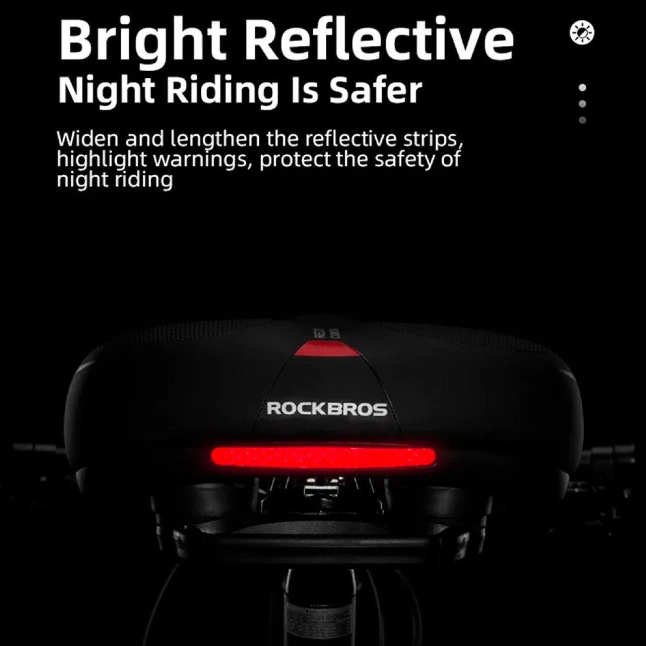 ROCKBROS Fahrradsattel Ergonomischer Fahrradsitz Wasserdicht