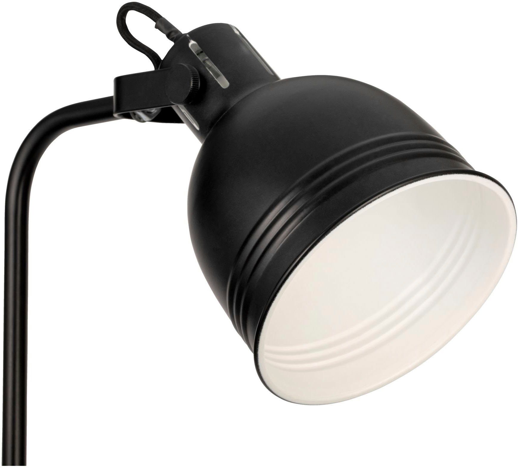 Stehlampe 230V max25W E27, Metall Leuchtmittel, Leisure Schwarz, Schwarz, ohne Metall, Grand Pauleen