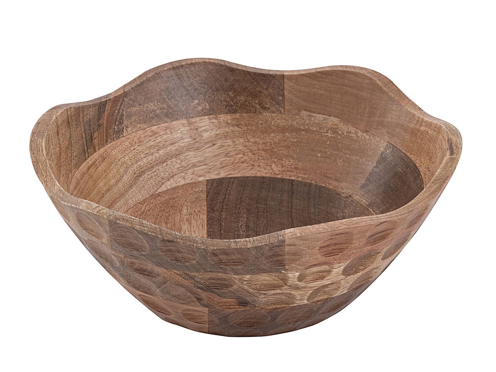 Amagohome Obstschale Dekoschale Masterbox 8-teilig Holzschale rund Origin Mangoholz massiv, Mangoholz massiv