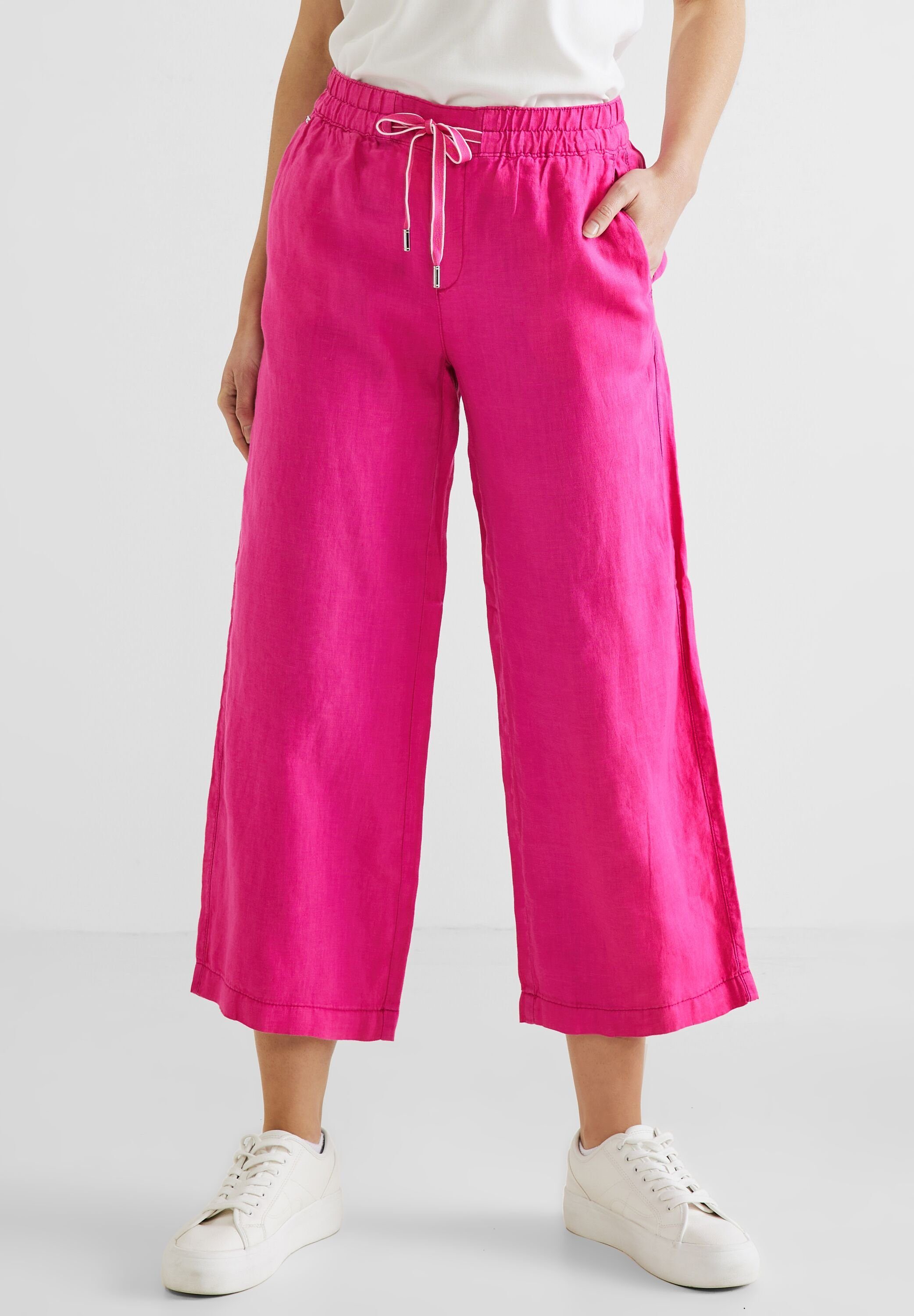 pink Shorts ONE (1-tlg), mit Elastikbund Tunnelzugband regular STREET