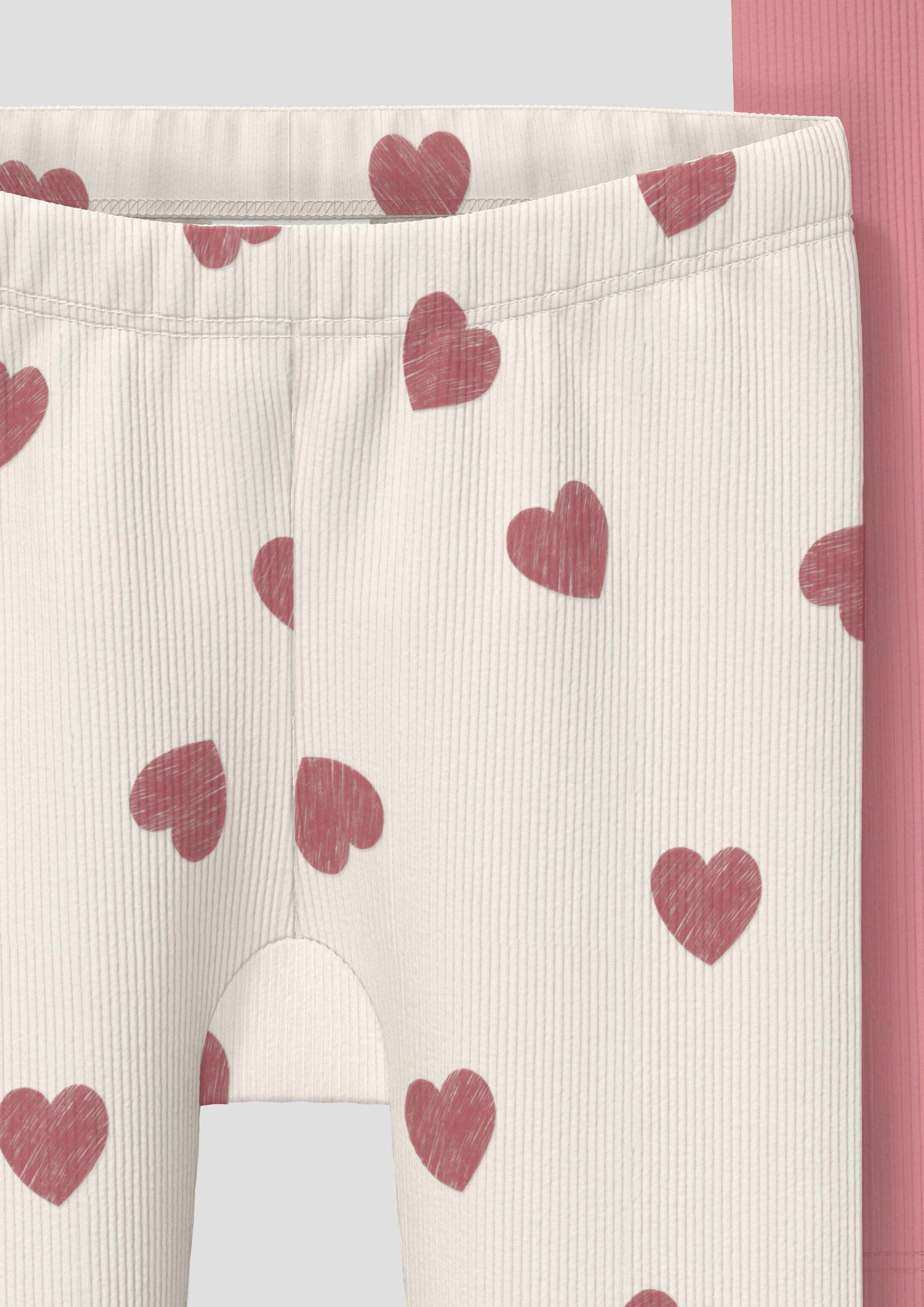 s.Oliver Leggings Leggings Doppelpack Leggings aus Rippware