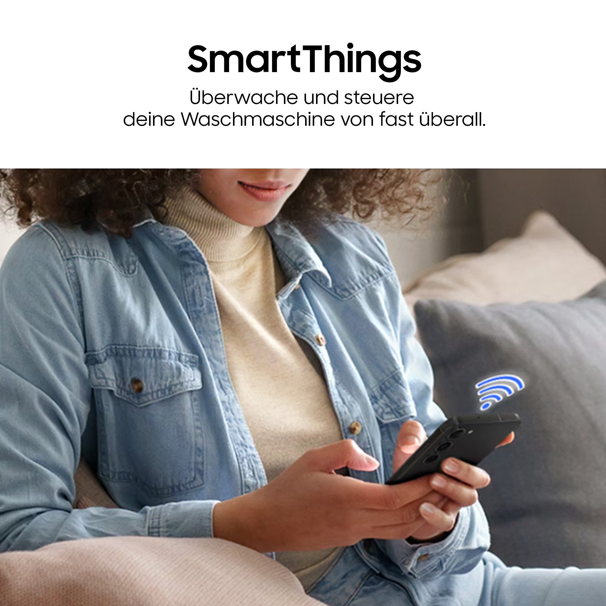 Samsung Waschmaschine WW8400D WW11DB8B95GH, 11 kg, 1400 U/min, Quick Drive™ Option – Volle Waschleistung. Halbe Zeit – Bild 5 von 5