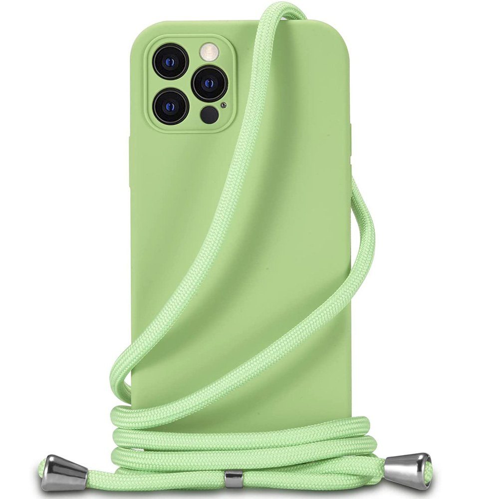 FITSU Handykette Handyhülle mit Band für iPhone 12 Pro Max Handykette 6,7 Zoll, Handyhülle zum Umhängen Handyband Handyhülle mit Band Handykette