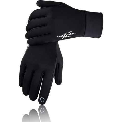 Alster Herz Fahrradhandschuhe Fahrradhandschuhe Winter Thermo-Handschuhe Herren Damen A0512 Anti-Rutsch Winddicht