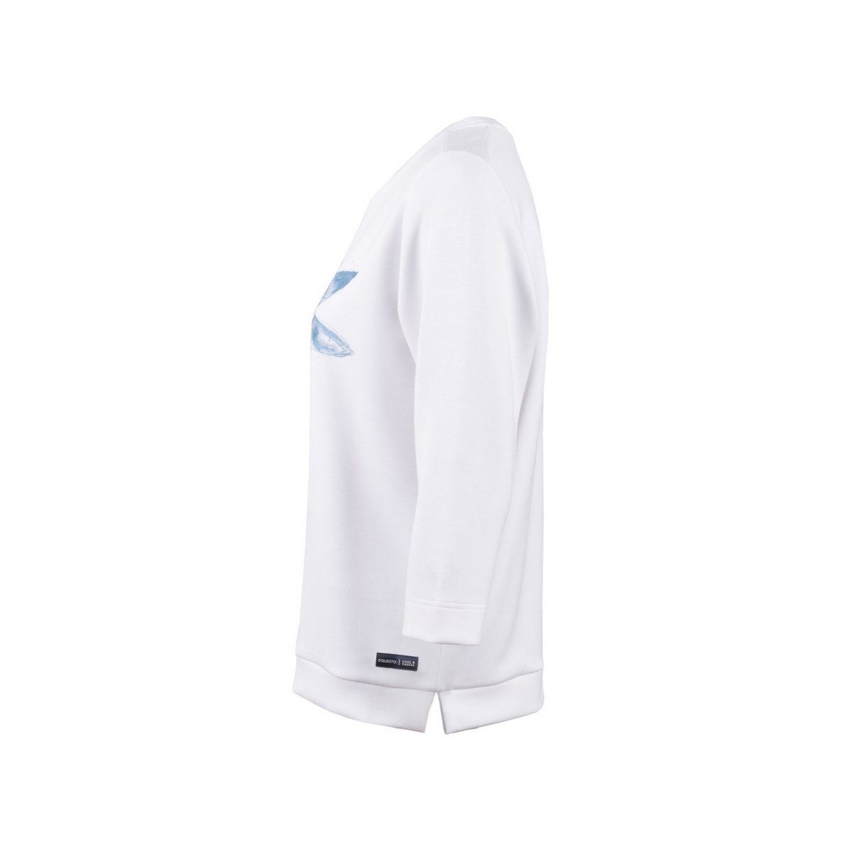 Soquesto Sweatshirt offwhite regular fit (1-tlg)