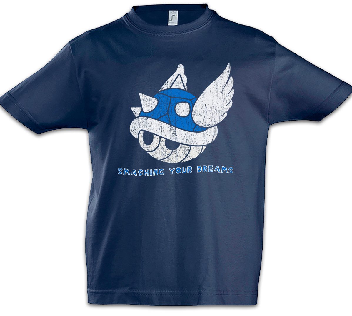 Print-Shirt Smashing Your Dreams Kinder T-Shirt Super Gamer Games Geek Mario Fun