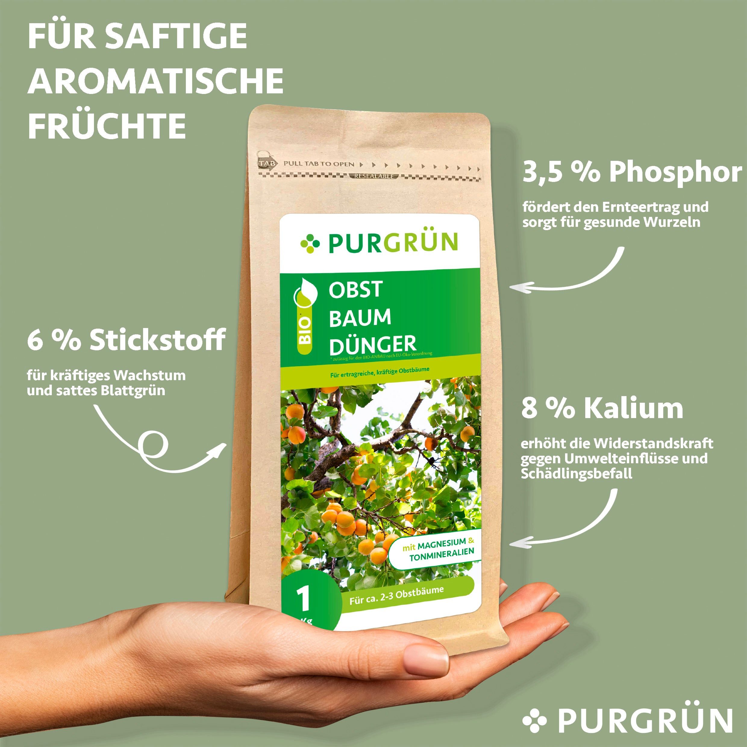 Purgrün Obstdünger Purgrün Bio Obstbaum Dünger, günstig online kaufen