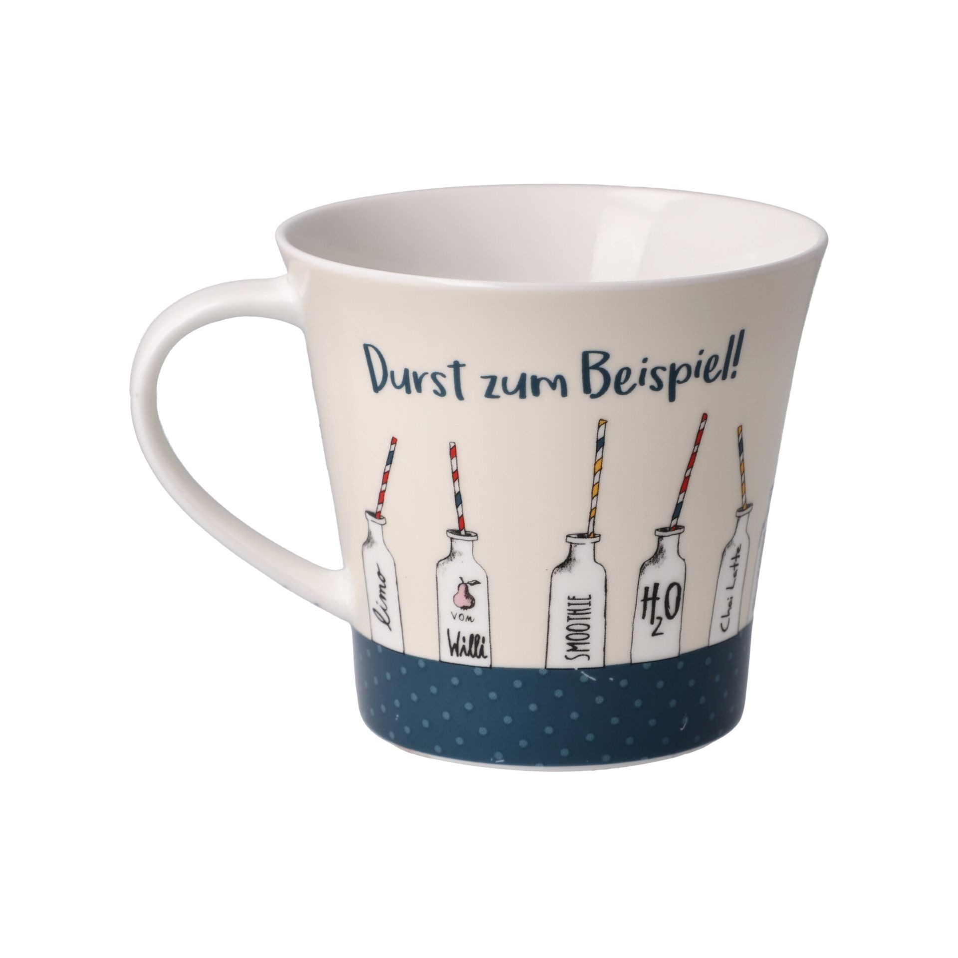 Goebel Tasse Männergefühle 10.5x9.5x13.5 cm, Porzellan, Spülmaschinengeeignet; Mikrowellengeeignet