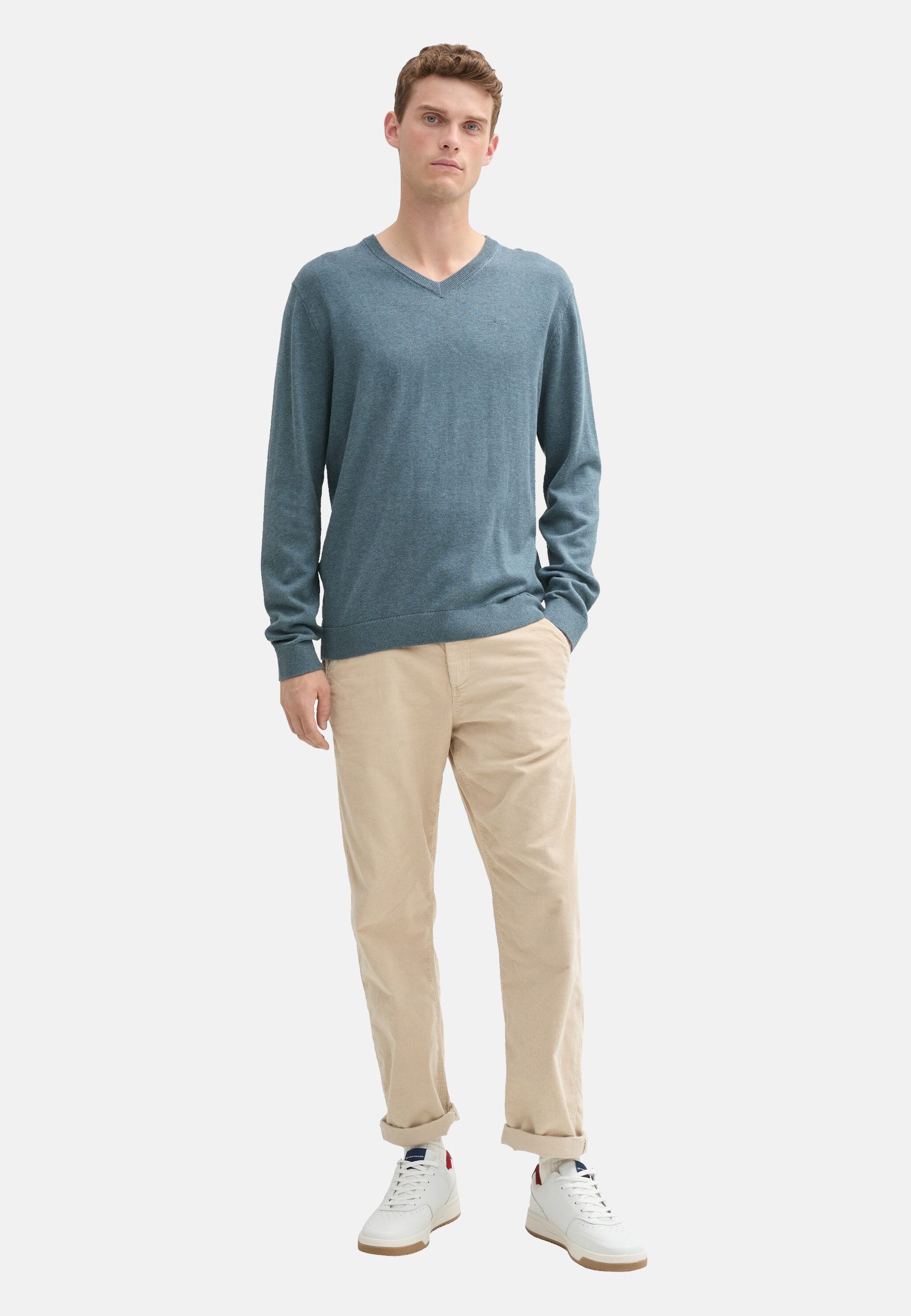 TOM TAILOR Strickpullover Pullover Strickpullover V-Neck (1-tlg) günstig online kaufen