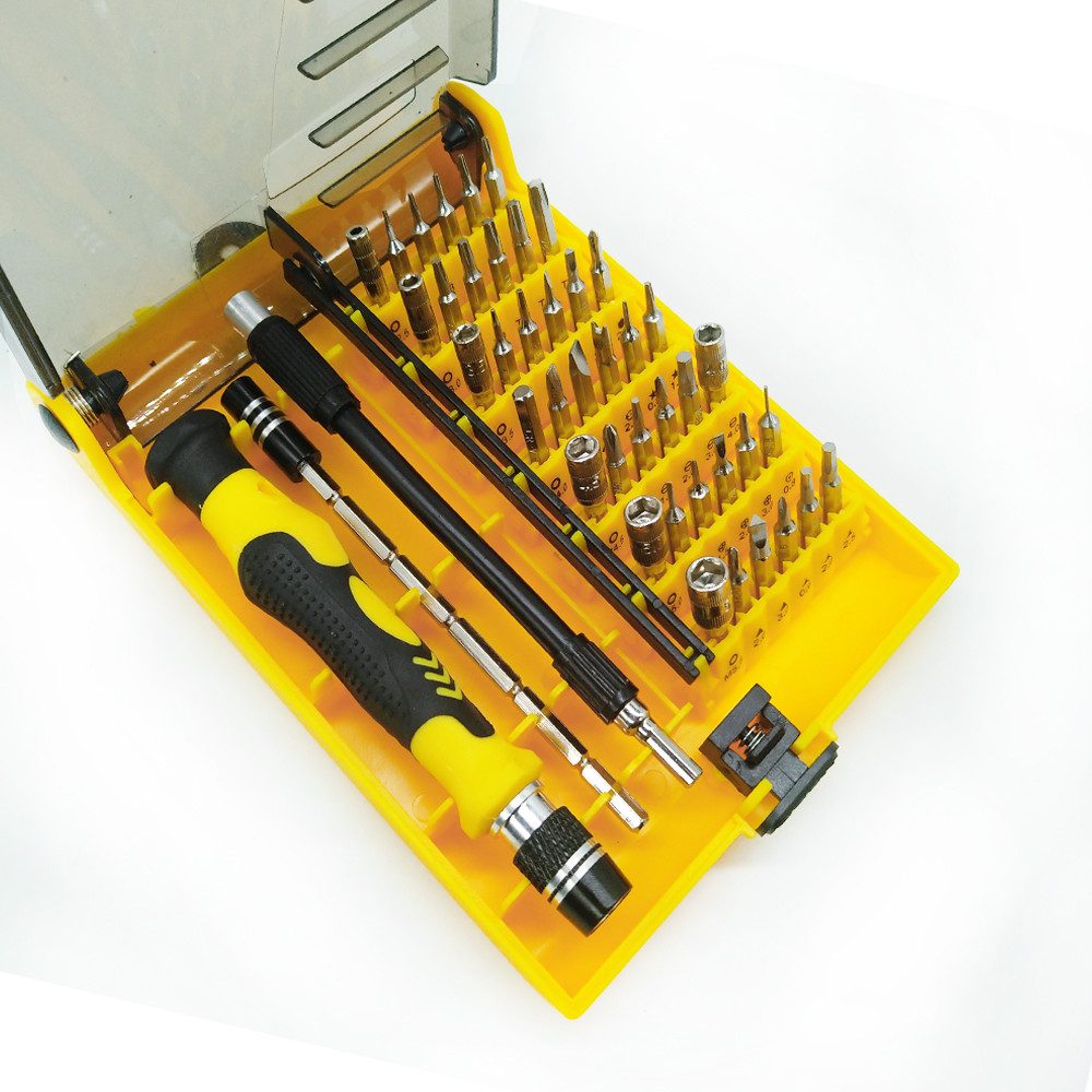 OLi Werkzeugset 45 in1 Werkzeugset Torx t8 Uhr Handy Reparatur IPhone Samsung ps4,PC, (Werkzeug Set, Spar Set, 45-tlg), für Smartphone, Konsole, Uhren,....